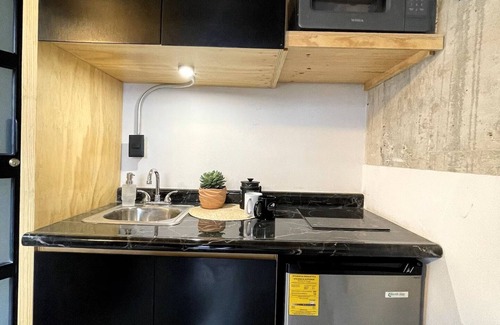 Puebla Apartment | Living Universidad