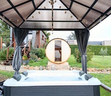 Saint-Sorlin-de-Vienne Villa | Lodge climatisé avec vue panoramique