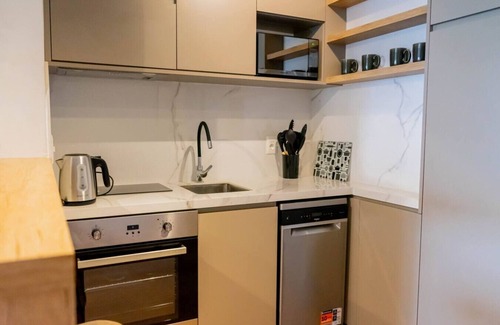 Pocitos Apartment | Loft con vista parcial al mar a pasos del WTC
