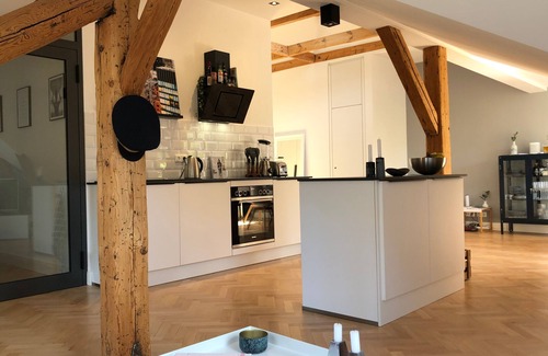 Danisch Nienhof Apartment | Loft in the castle by the sea