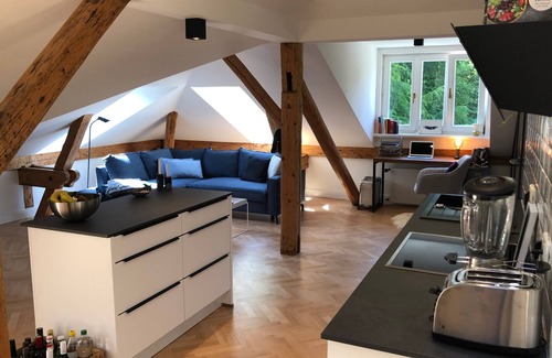 Danisch Nienhof Apartment | Loft in the castle by the sea
