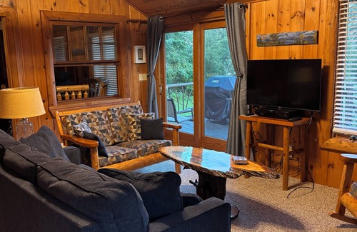 Indian River Cabin | Log Cabin on a Canal of the Indian River between Burt and Mullet Lake