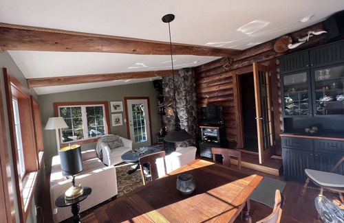 Lake Cowichan Cabin | Log Cabin on River Acreage