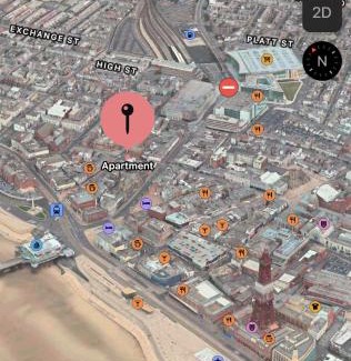 North Shore Apartment | Love Island apartment 5 min walk from Blackpool tower sleeps 12