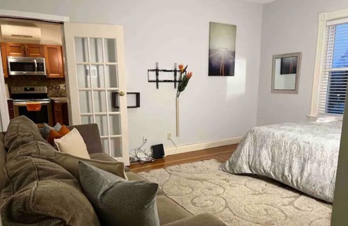 North Providence House | Lovely 2-bedrooms rental unit with free parking.