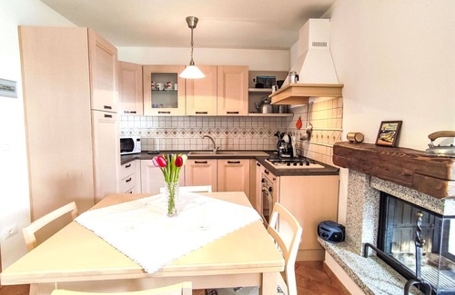Bleggio Superiore House | Lovely apartment in villa for 5 people with WIFI, TV, terrace and panoramic view