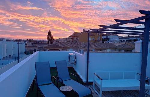 Palomares Apartment | Lovely Apartment Andalucia with roof terrace with sea view
