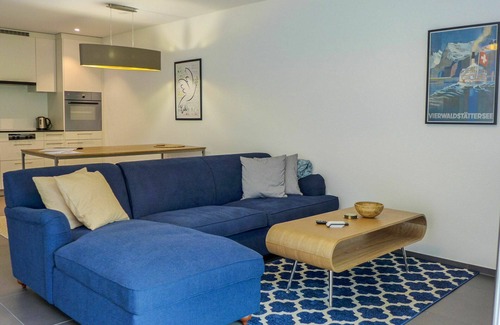 Blausee Apartment | Lovely apartment for 4 guests with WIFI, TV, balcony and pets allowed