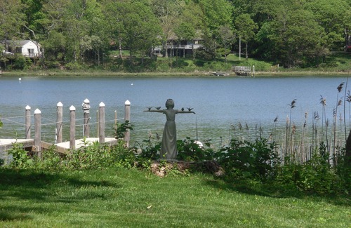 Menantic Creek House | Lovely home by the sea with dock and heated Gunite pool!