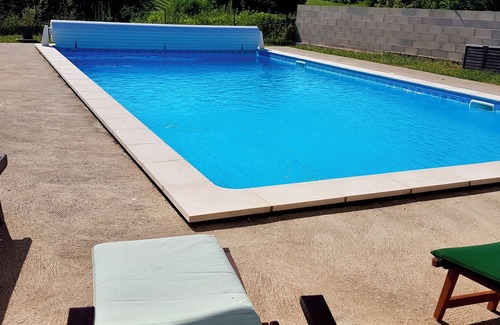 Saint-Maigrin House | Lovely relaxing Charente Maritime family holiday home, heated pool, dog friendly