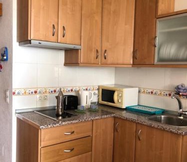 La Cala del Moral Apartment | Lovely studio with seaview 700m from the beach