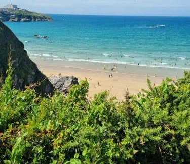 Newquay House | Lucky Shamrock Caravan - Modern Newquay Hideaway near Beautiful Crantock Beach