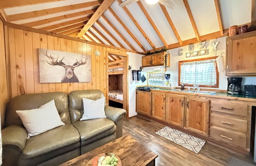 Island Park Cabin | LUX Cozy Cabin* Queen Bed, Satellite Tv, Wifi Access, Gas Grill, 32 Miles to Yellowstone