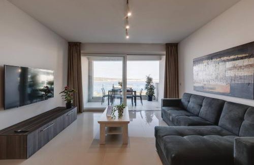 Mellieha Apartment | Luxe 3br Melliehabay Stunning Terrace By Homely