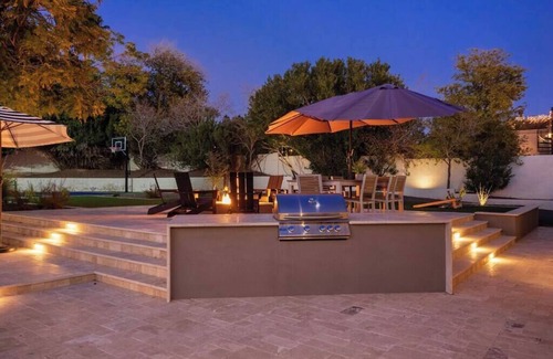 Scottsdale Foothills House | LUXE Estate|Pool House|Pool|Game