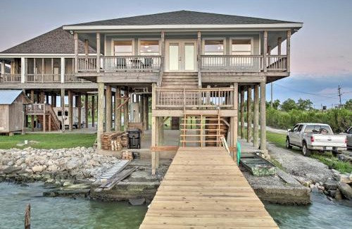 Lake Catherine House | Luxe Waterfront Lake Pontchartrain Home with Dock!