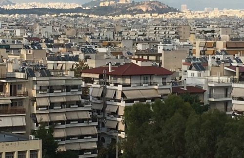 Moschato-Tavros Apartment | Luxurious apartment with unique light and panoramic view to the sea - Akropolis