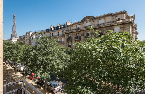 Faubourg Saint-Germain Apartment | Luxurious on the Champ de Mars, Eiffel & Ecole Militaire views, Balconies, Air C
