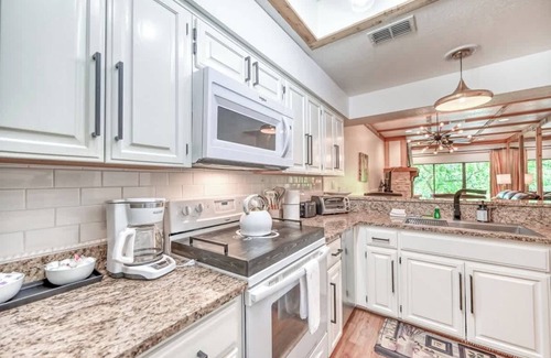 New Braunfels Condo | Luxurious Riverfront Condo Just 1 Blk to Schlitterbahn!
