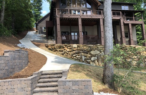 Six Mile House | Luxurious Rustic Log Home with Great Water Views and Sunsets!