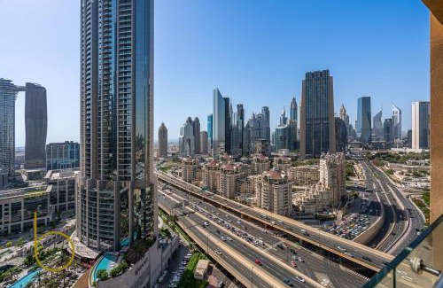 Downtown Dubai Apartment | Luxurious Studio with Burj Khalifa View Direct Dubai Mall Access - Kempinski Hotel