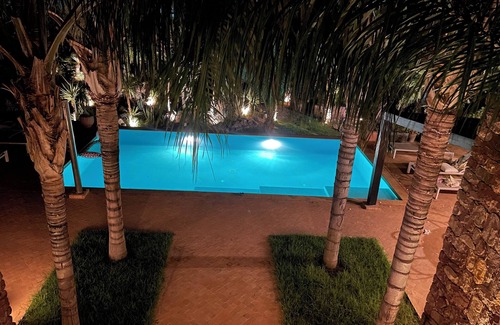 Bab Doukkala Villa | Luxury 6-Bedroom Villa in Marrakech –2 Pools, Private Hammam & Panoramic Rooftop