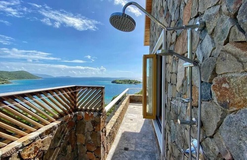 Great Camanoe Island Villa | Luxury 7BR waterfront villa w/instaviews & boat