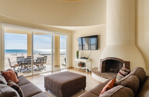 Puerto Penasco Villa | Luxury Beachfront Home with Ocean Views and Built-in Grill on Balcony