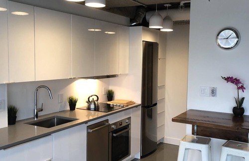 Gastown Condo | Luxury Downtown Vancouver Condo in Trendy Gastown, w/Private South-facing Deck