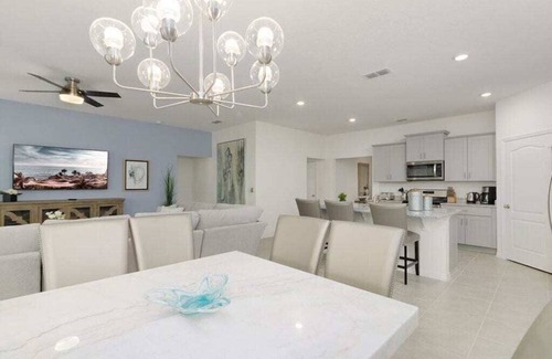 Sunridge Woods Villa | Luxury Family Villa with Themed Rooms, Pool, Spa & Games Room Near Disney