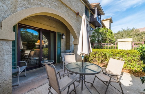 St. Augustine Condo | Luxury first floor 1BR. Condo w/Outside Patio