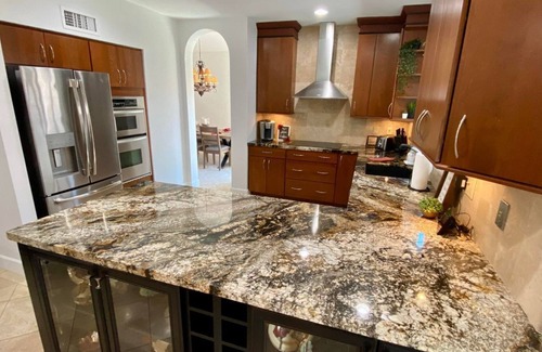 Santiago House | Luxury home! Heated pool, spa, spacious 3BR w Office, Pet friendly, Golf!