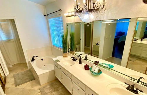 Santiago House | Luxury home! Heated pool, spa, spacious 3BR w Office, Pet friendly, Golf!
