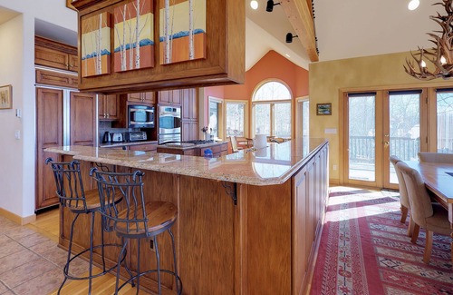 Hamilton Creek House | Luxury Home with Upscale Fixtures, WiFi, Private Hot Tub, & Mountain Views