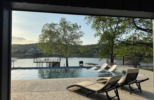 Marble Falls House | Luxury Lakefront Living in Marble Falls: Pool, Private Dock & Endless Views!