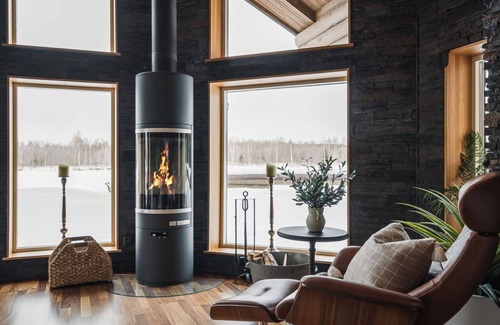 Skelleftea O Villa | Luxury Log Home villa right on the river in Sweden