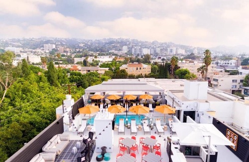 Tri-West Apartment | Luxury Suite with Rooftop Pool Access in West Hollywood