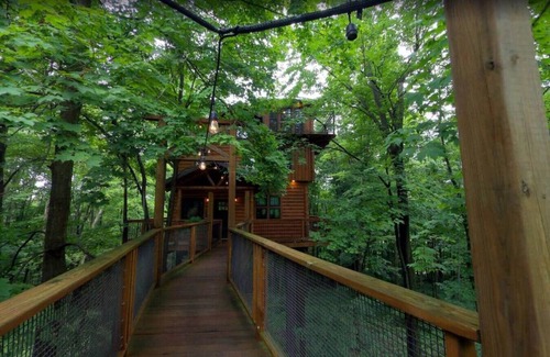 Millersburg Cabin | Luxury Treehouse Nestled in Trees of Amish Country