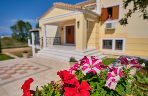 Acharavi Villa | Luxury Utopia Beach Villa: Coastal Comfort in Corfu Village
