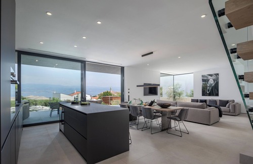 Vrbnik Villa | Luxury Villa Moana by the Sea with Pool and Olive Grove