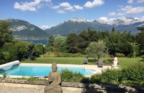 Sevrier Villa | Luxury villa - Park and pool* -Exceptional view of lake and mountains