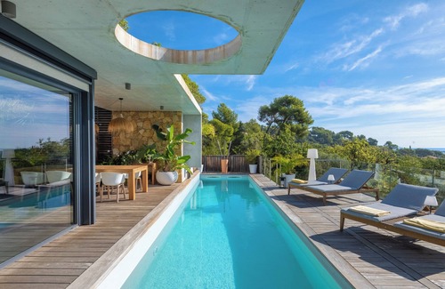 Hyeres Villa | Luxury villa, sea view (2 min) Côte d'Azur - Hyères - Swimming pool and Spa