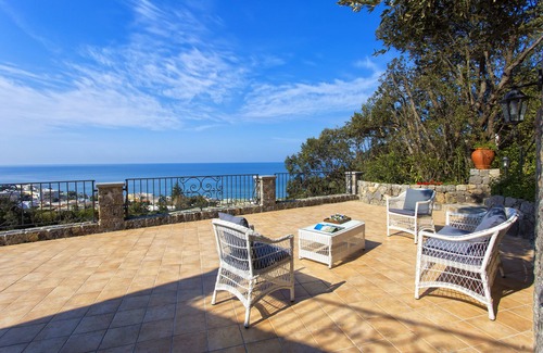 Forio Villa | Luxury villa with panoramic hot tubes in Ischia, near Amalfi Coast