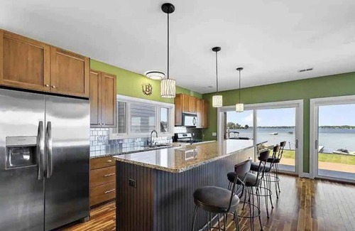 Keego Harbor House | Luxury Waterfront Oasis on Serene Cass Lake