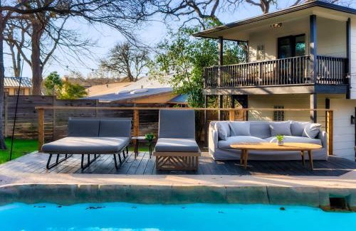 Barton Hills House | Luxury Zilker Home Pool Hot Tub and 2 Kitchens