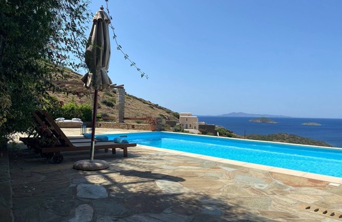 Gavrio Villa | Magnificent Andros Villa | Private Pool & Breathtaking Panoramic Sea View *-10%*
