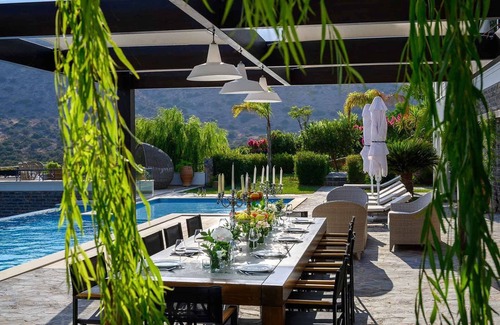 Agia Triada Villa | Magnificent Crete Villa | Villa Hibiscus | Private Infinity Pool | Outdoor.