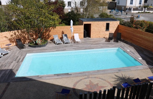 Etel House | MAGNIFICENT VILLA ETELOISE 200m FROM THE SEA WITH HEATED POOL