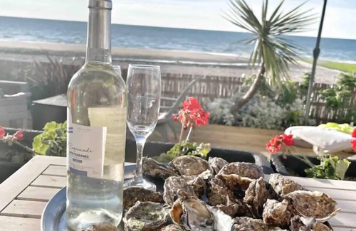 Auberville Apartment | Magnifique vue sur la mer direct sur la plage appartement 110m2 8-9 pers terrass