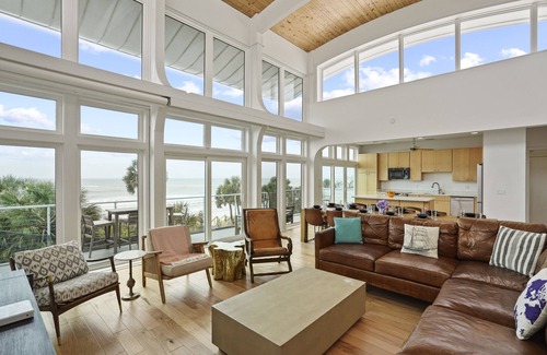Port St. Joe House | Magnolia: 7 BR Beachfront Home - Pet Friendly, Priv. Pool, Sleeps 24!
